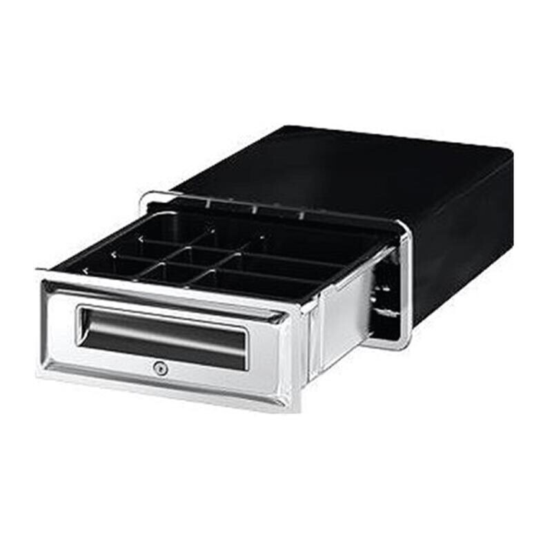 Ronda AP2812 Kilitli Kasa Çekmecesi, Paslanmaz Çelik, Siyah - Ronda