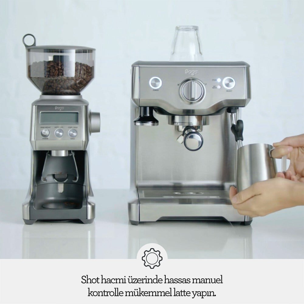 Sage BES810 The Duo-Temp™ Pro Espresso Makinesi + Sage SCG600 The Dose Control™ Pro Kahve Öğütücü - 3