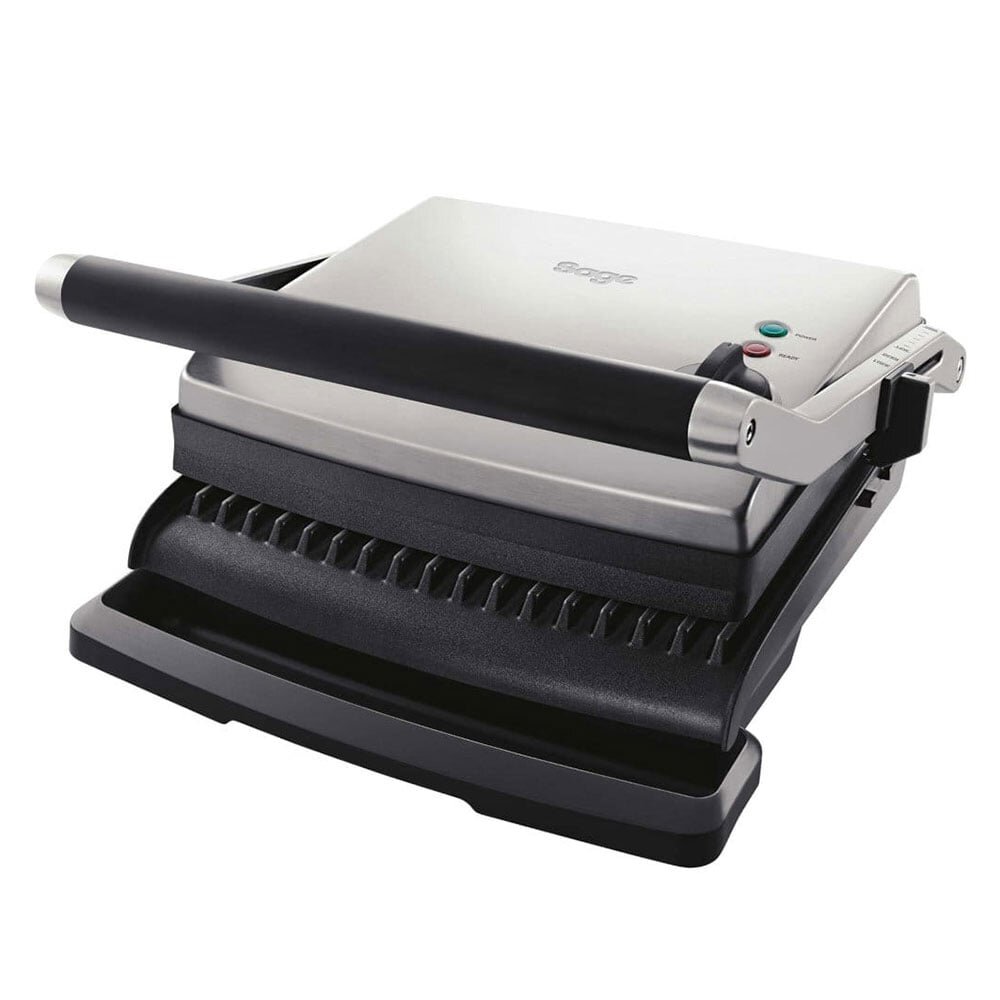 Sage BGR200 The Adjusta Grill & Press™ Izgara ve Tost Makinesi, Yapışmaz Döküm Plakalar - Sage