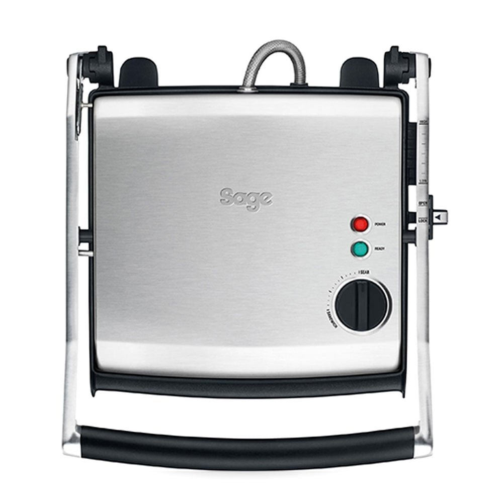 Sage BGR200 The Adjusta Grill & Press™ Izgara ve Tost Makinesi, Yapışmaz Döküm Plakalar - Sage (1)