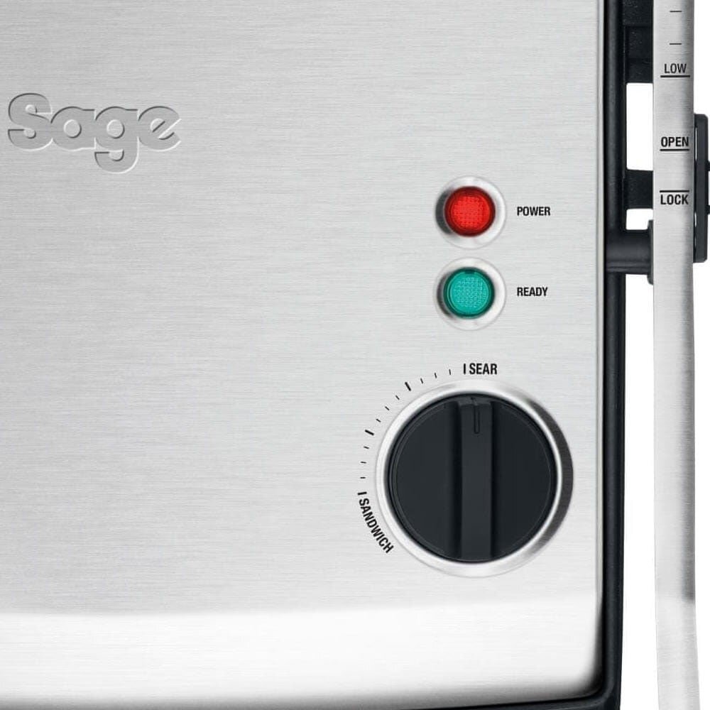 Sage BGR200 The Adjusta Grill & Press™ Izgara ve Tost Makinesi, Yapışmaz Döküm Plakalar - 5