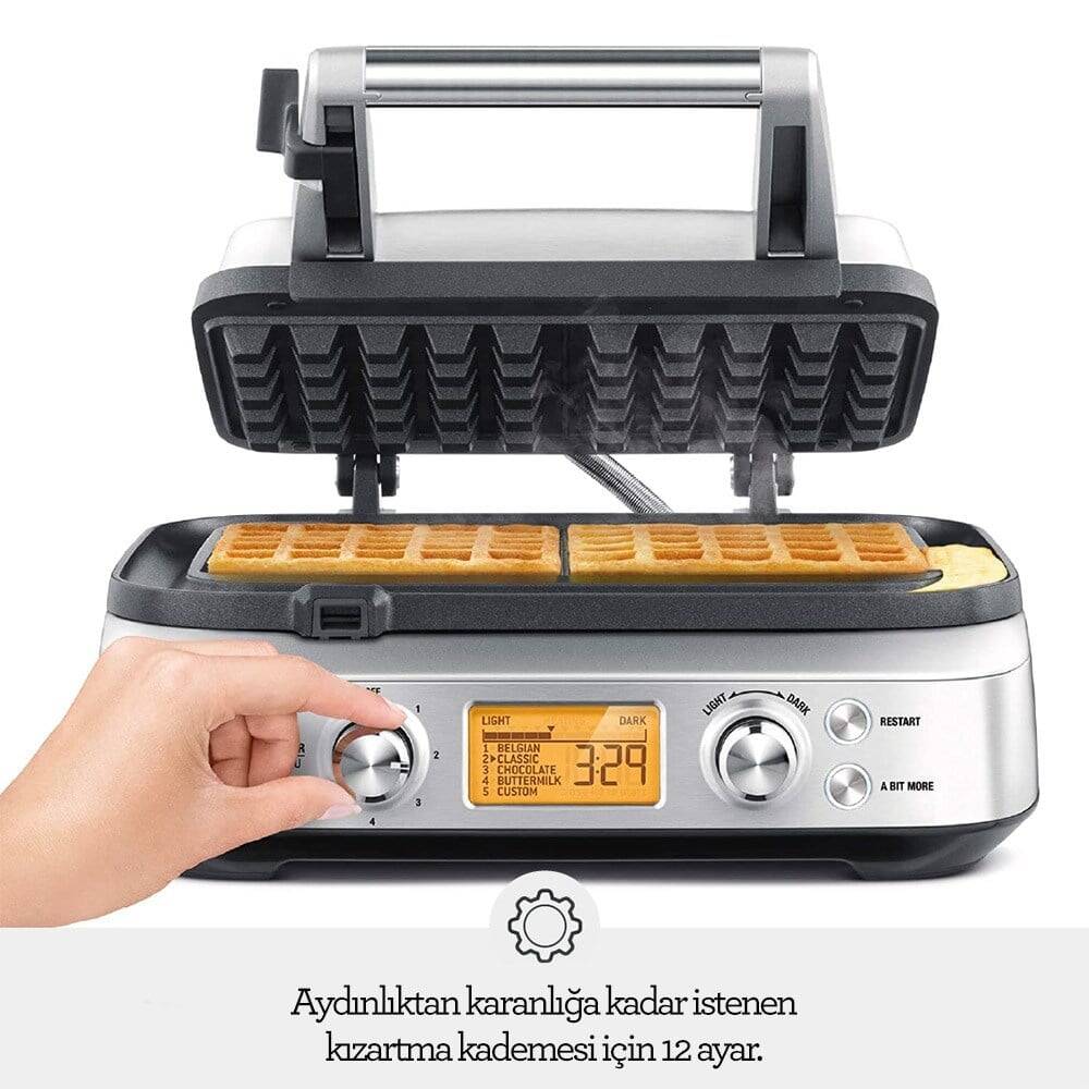 Sage BWM620 The Smart Waffle™ Pro Waffle Makinesi, Yapışmaz Yüzey - 4