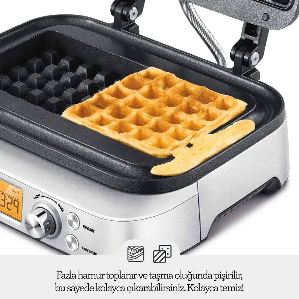 Sage BWM620 The Smart Waffle™ Pro Waffle Makinesi, Yapışmaz Yüzey - 5