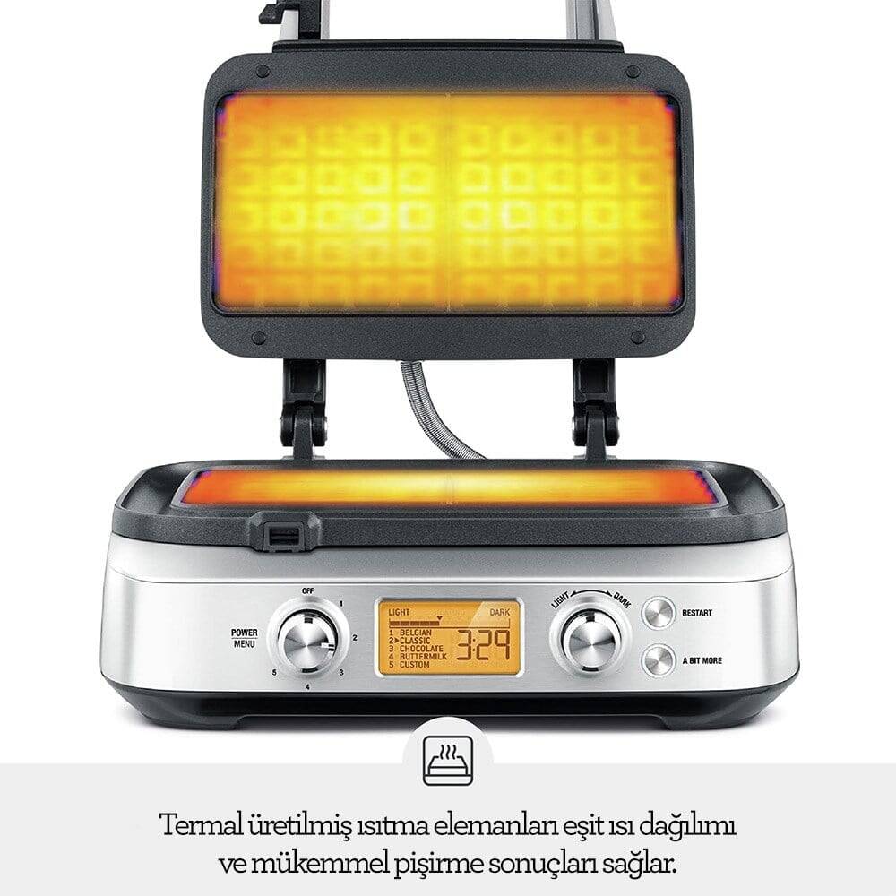 Sage BWM620 The Smart Waffle™ Pro Waffle Makinesi, Yapışmaz Yüzey - 6