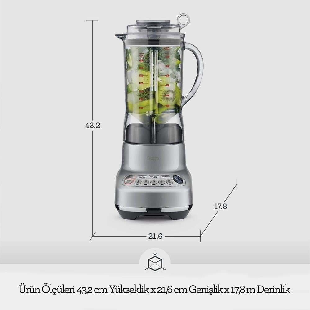 Sage SBL620 The Fresh & Furious® Blender, Sessiz Çalışma - 3