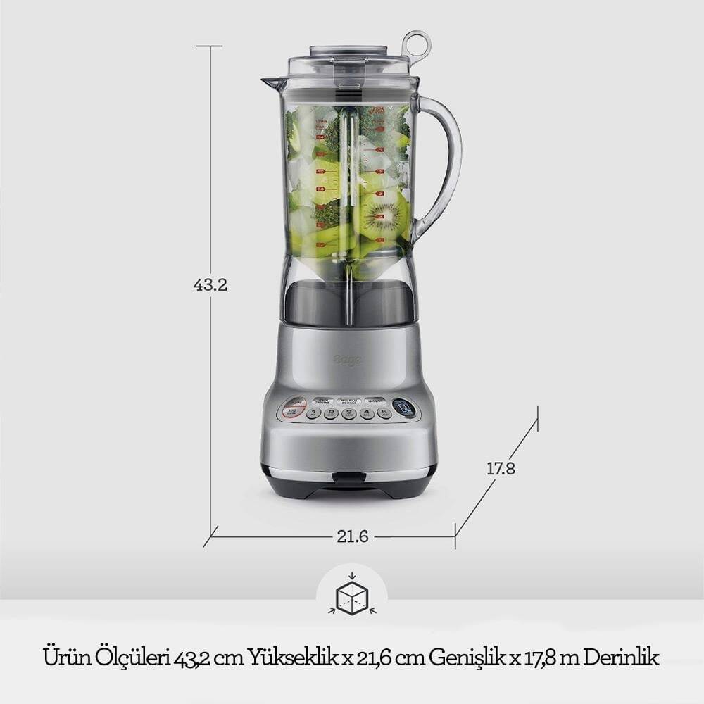 Sage SBL620 The Fresh & Furious® Blender, Sessiz Çalışma - 3