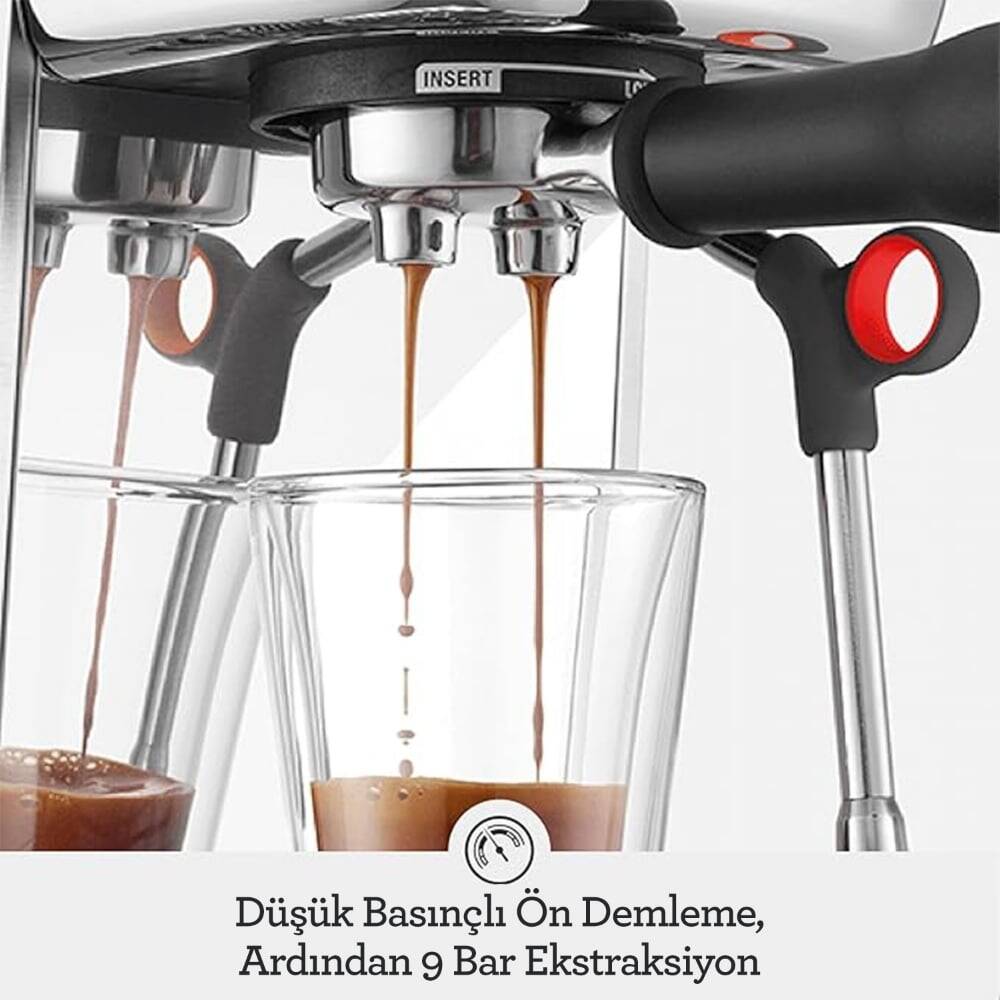Sage SES500 BSS The Bambino™ Plus Espresso Makinesi, ThermoJet Teknolojisi - 6
