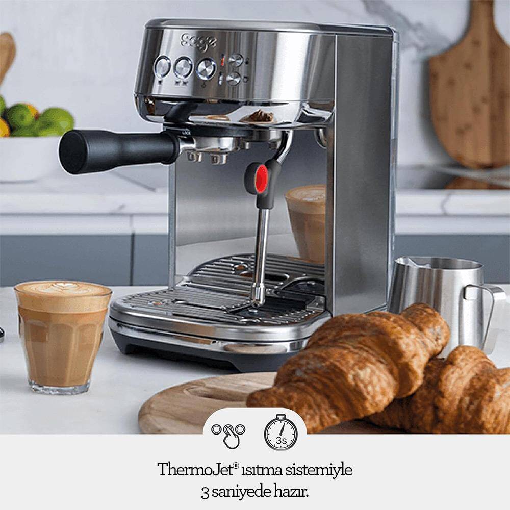 Sage SES500 BSS The Bambino™ Plus Espresso Makinesi, ThermoJet Teknolojisi - 8