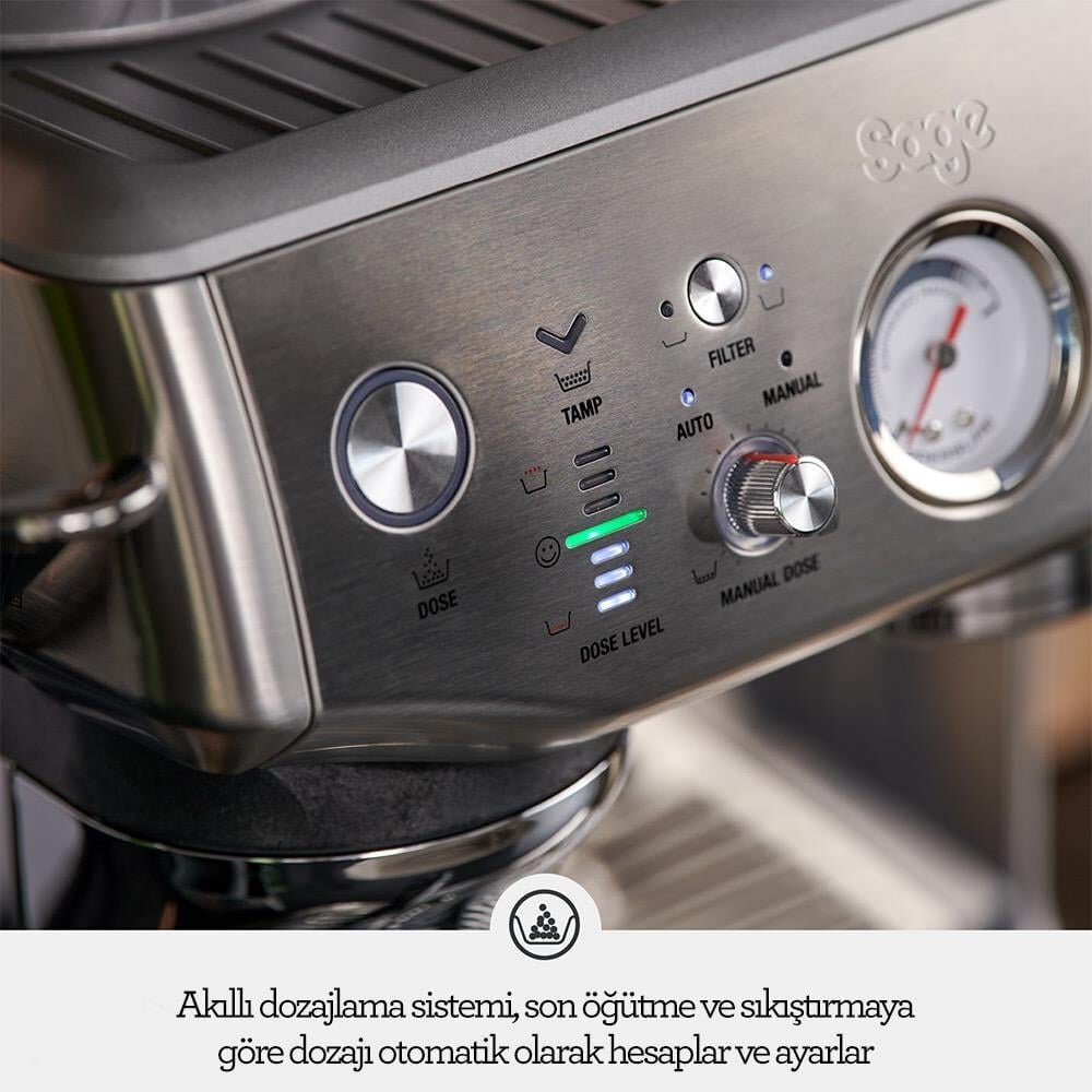 Sage SES876 The Barista Express™ Impress Espresso Makinesi, Akıllı Dozaj Sistemi - 6