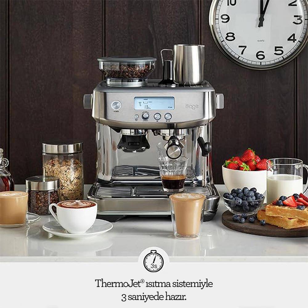 Sage SES878 BSS The Barista Pro™ Espresso Makinesi, ThermoJet Teknolojisi - 7