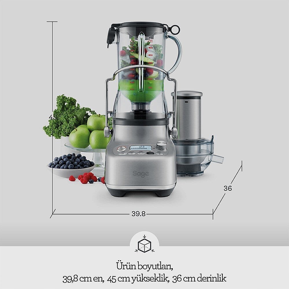 Sage SJB815 The 3X Bluicer™ Pro, Soğuk Sıkma Teknolojisi - 8