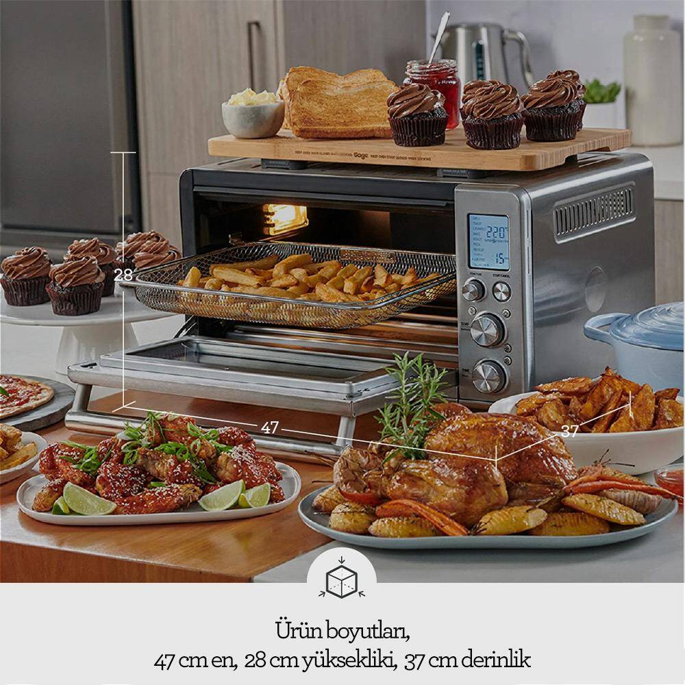 Sage SOV860 The Smart Oven™ Air Fryer Özellikli Akıllı Fırın, Element IQ Sistemi - 3