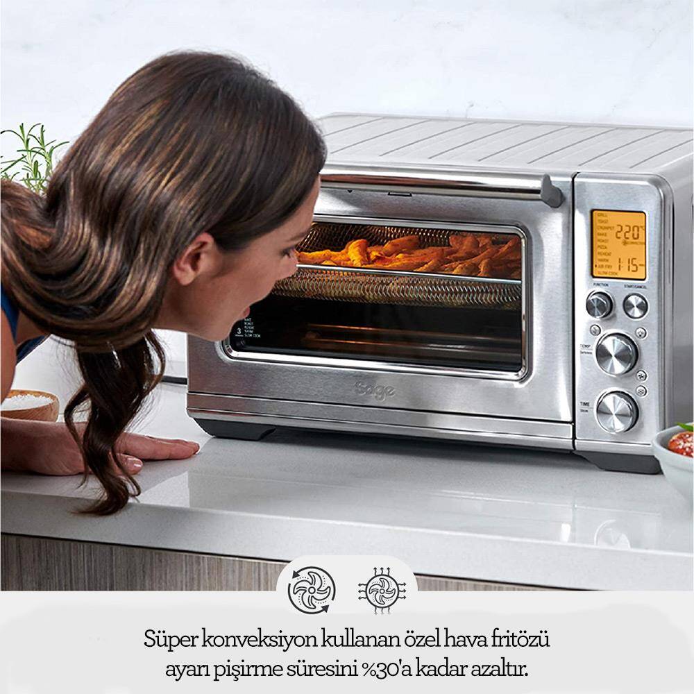 Sage SOV860 The Smart Oven™ Air Fryer Özellikli Akıllı Fırın, Element IQ Sistemi - 5