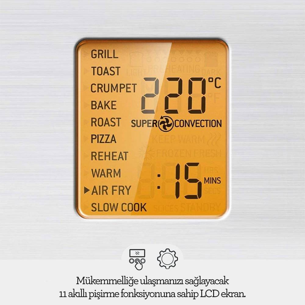 Sage SOV860 The Smart Oven™ Air Fryer Özellikli Akıllı Fırın, Element IQ Sistemi - 6