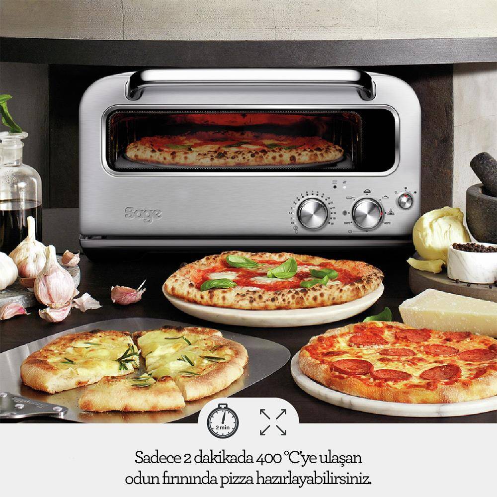 Sage SPZ820 The Smart Oven™ Pizzaiolo Pizza Fırını, Elektrikli - 3