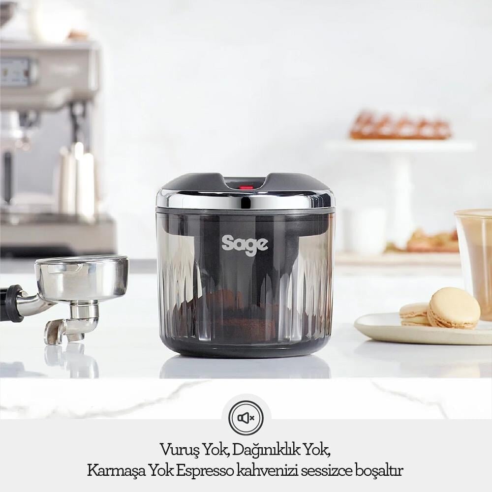 Sage The Puck Sucker™ Vakumlu Kahve Posa Kabı, 58 mm Portafiltrelere Uygun - Sage (1)