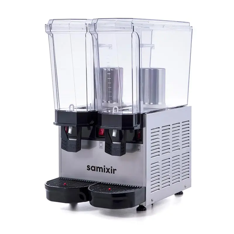 Samixir 40.SSI Klasik Twin Soğuk İçecek Dispenseri, 20+20 Lt, Fıskiyeli, Inox - Samixir (1)