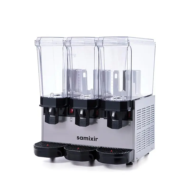 Samixir 60.SMMI Klasik Triple Soğuk İçecek Dispenseri, 20+20+20 Lt, Fıskiyeli, Karıştırıcılı, Inox - Samixir (1)