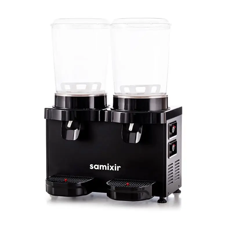 Samixir MM20 Panaromik Twin Soğuk İçecek Dispenseri, 10+10 Lt, Siyah - Samixir (1)