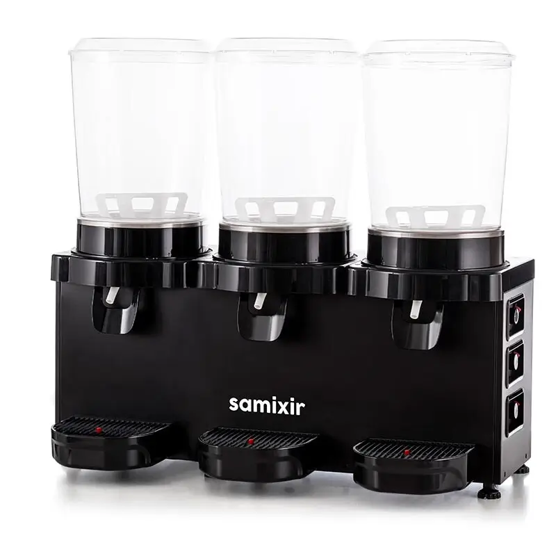 Samixir MMM30 Panaromik Triple Soğuk İçecek Dispenseri, 10+10+10 Lt, Siyah - Samixir (1)
