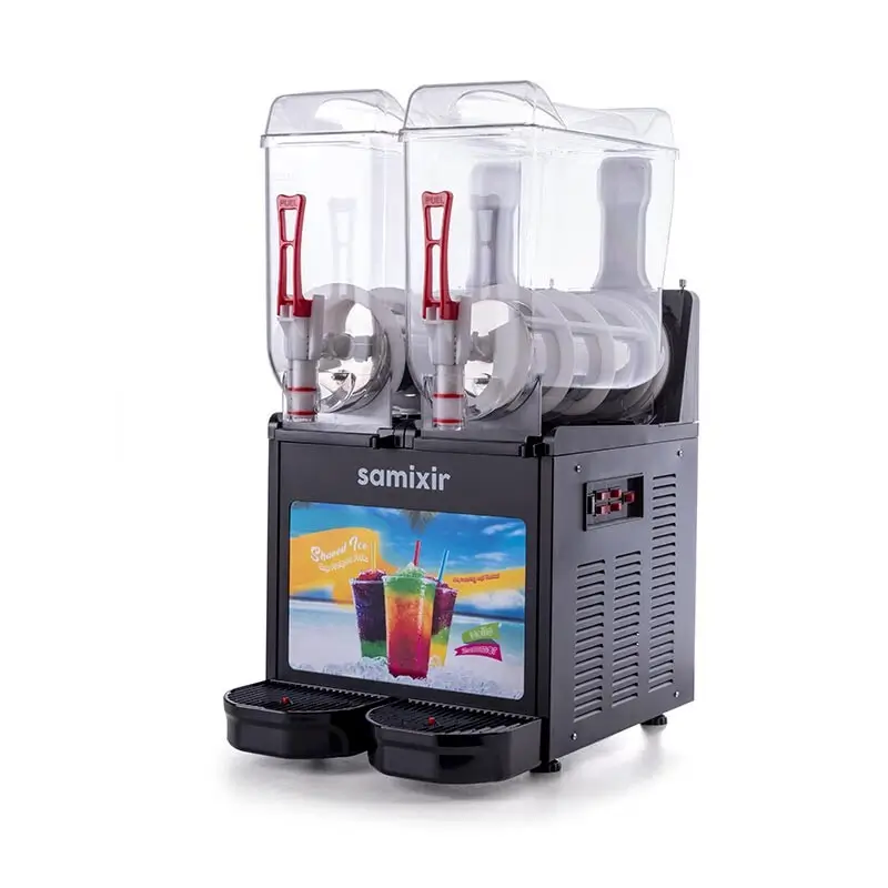 Samixir SLUSH24 Allure Twin Ice Slush Granita ve Soğuk Meyve Suyu Dispenseri - Samixir (1)