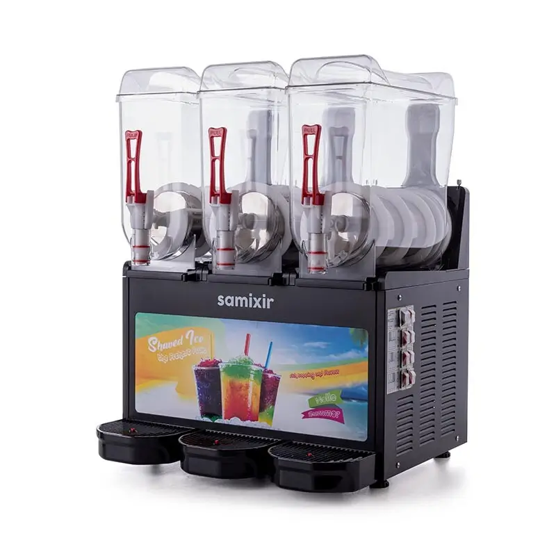 Samixir SLUSH36 Allure Triple Ice Slush Granita ve Soğuk Meyve Suyu Dispenseri - Samixir (1)