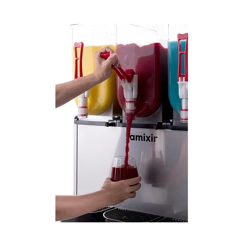 Samixir SLUSH36 Triple Ice Slush Granita ve Soğuk Meyve Suyu Dispenseri - Samixir (1)