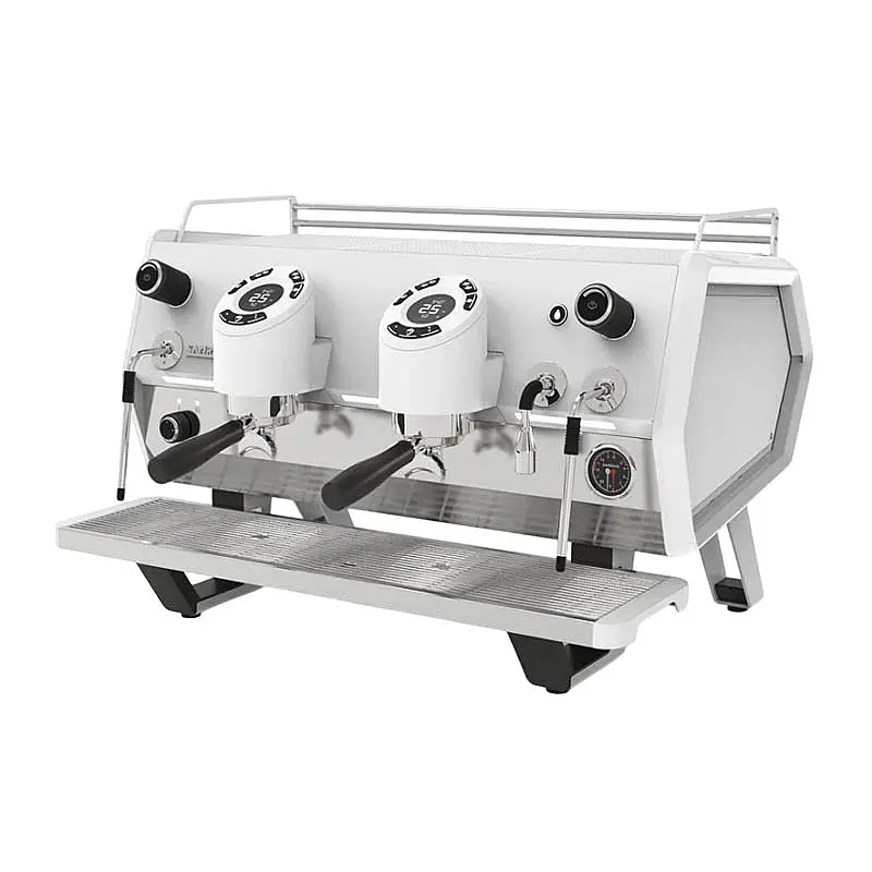 Sanremo D8 Pro Tall Cup Tam Otomatik Espresso Kahve Makinesi, 2 Gruplu, Beyaz, Renkli LCD Ekran - Sanremo (1)