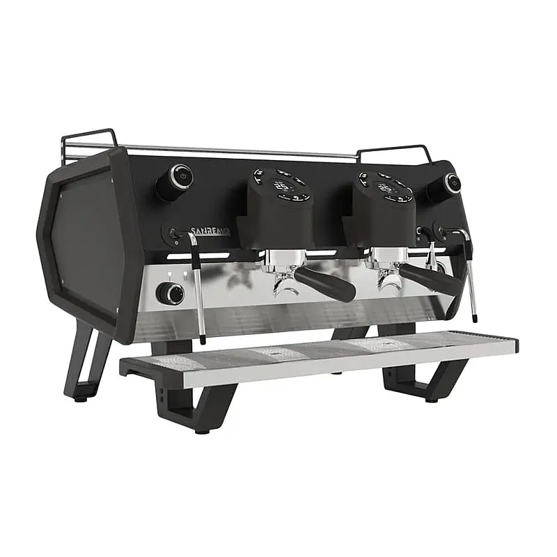 Sanremo D8 Pro Tall Cup Tam Otomatik Espresso Kahve Makinesi, 2 Gruplu, Siyah, Renkli LCD Ekran - 1