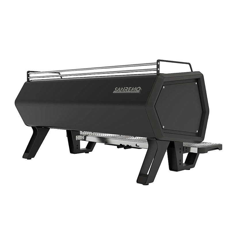 Sanremo D8 Pro Tam Otomatik Espresso Kahve Makinesi, 3 Gruplu, Siyah, Renkli LCD Ekran - Sanremo (1)