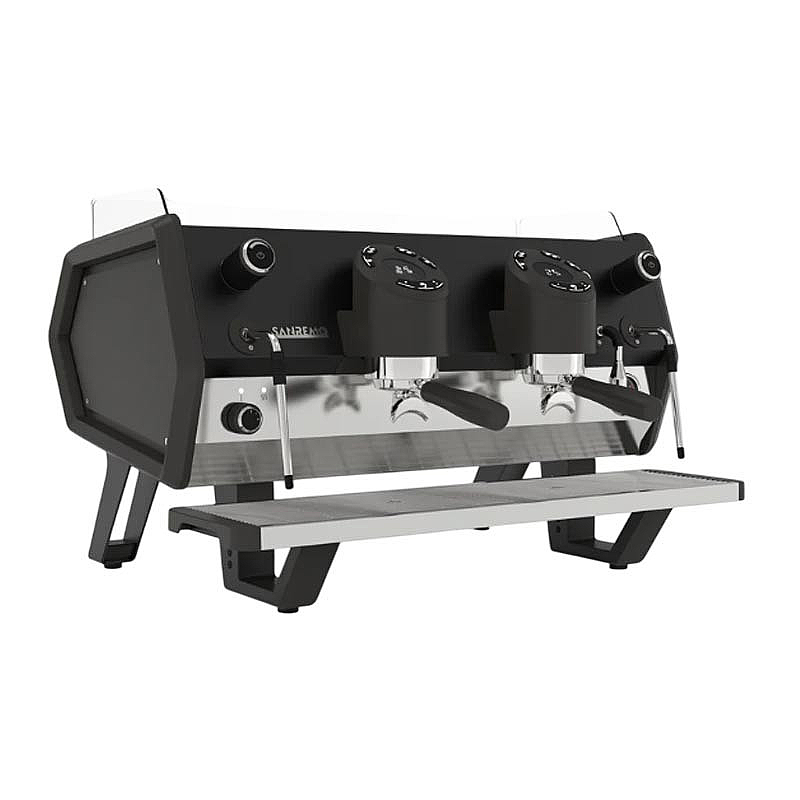 Sanremo D8 Tall Cup Tam Otomatik Espresso Kahve Makinesi, 2 Gruplu, Siyah, 7 Lt. - Sanremo