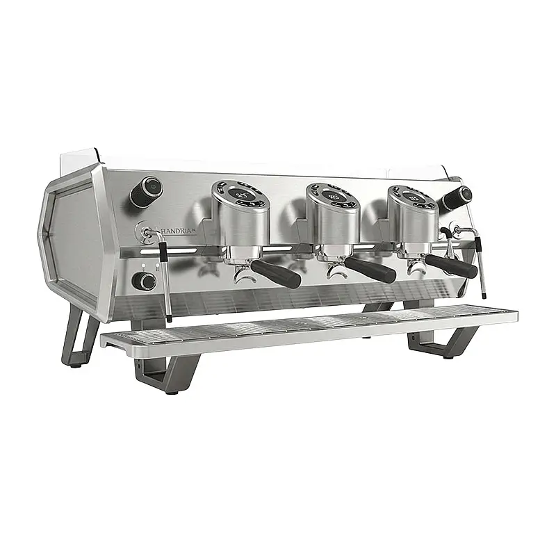 Sanremo D8 Tam Otomatik Espresso Kahve Makinesi, 3 Gruplu, Inox, 14 Lt. - 1