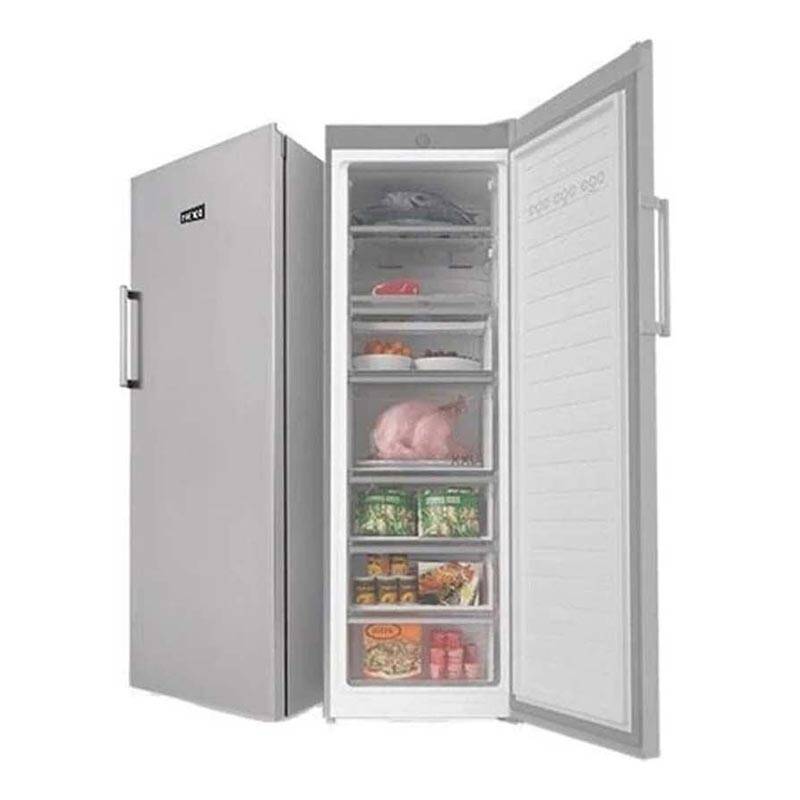 Senox 7301 ND A+ Dik Tip Derin Dondurucu, 7 Çekmeceli, Gri, Fanlı, Kilitli - 1