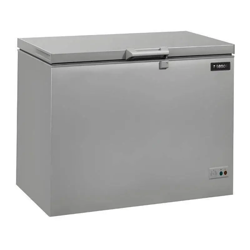Senox CF 6600 Blok Kapaklı Sandık Tipi Derin Dondurucu, 600 Lt, Inox, Çift Fonksiyonlu, LED Aydınlatmalı - 1