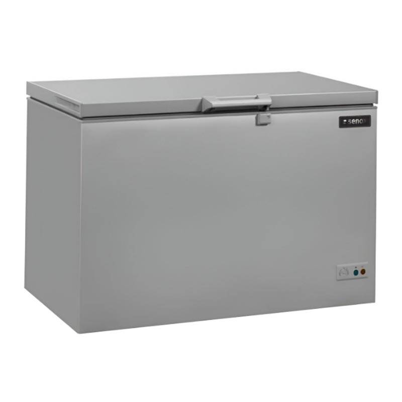Senox CF6600 Blok Kapaklı Sandık Tipi Endüstriyel Derin Dondurucu, 600 Lt, Krom - 1