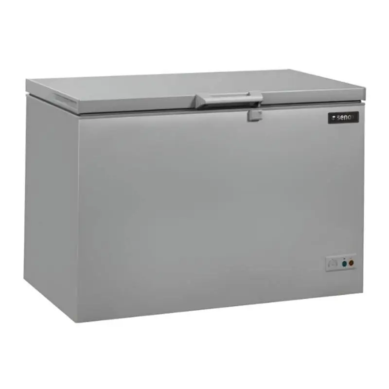 Senox CF6600 Blok Kapaklı Sandık Tipi Endüstriyel Derin Dondurucu, 600 Lt, Krom - 1