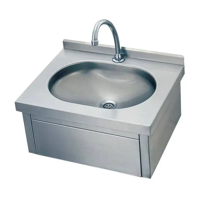 Senox DBE-02 Paslanmaz Evye, Dizden Basmalı, Çift Su Girişli, Kolay Kullanımlı - 1