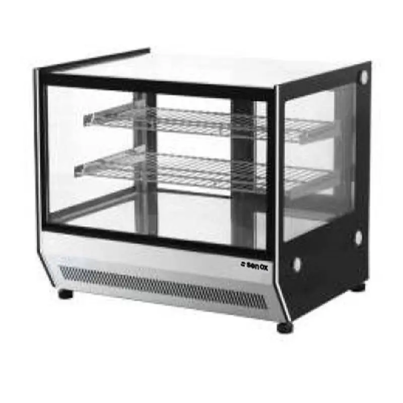 Senox Set Üstü Pasta Teşhir Dolabı, Panoramik Cam, 90 cm, Enerji Tasarruflu - 1