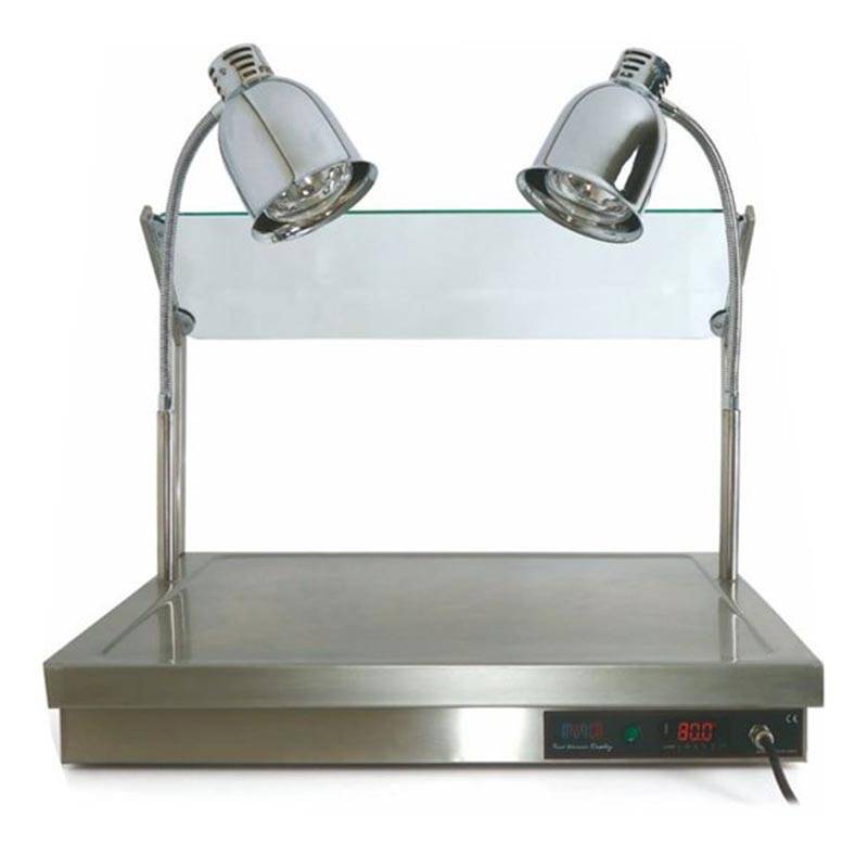 Senox Set Üstü Sıcak Servis Lamba Ünitesi, 2/1 Model, Krom - 1