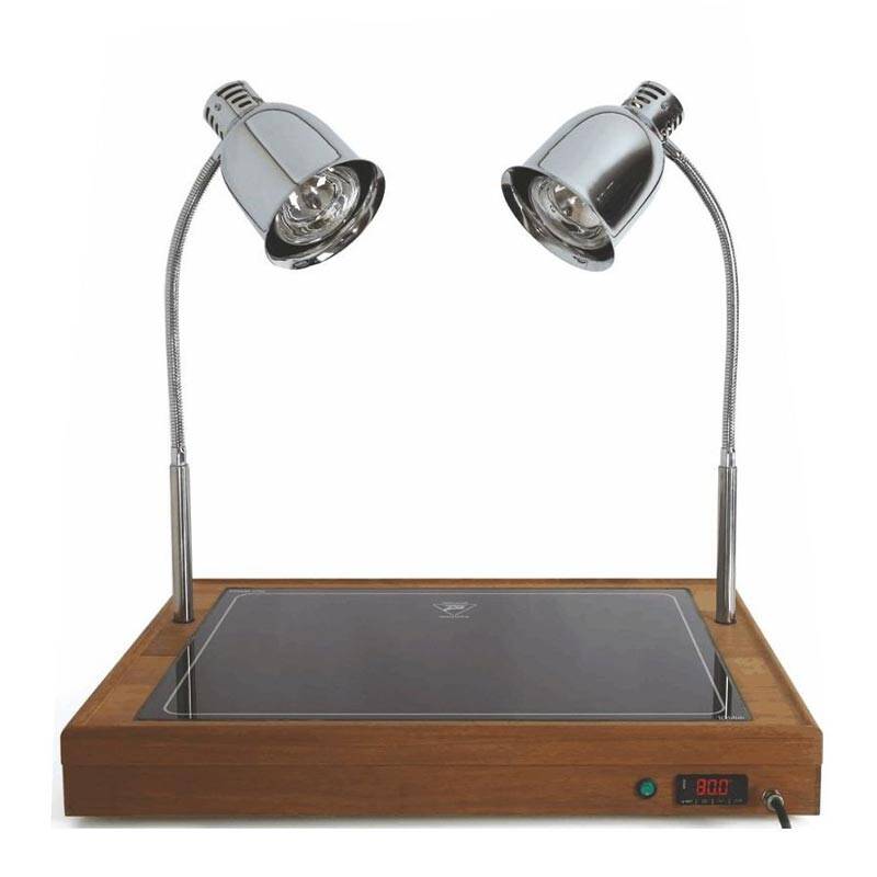 Senox Set Üstü Sıcak Servis Lamba Ünitesi, Masif Ahşap Gövdeli, 2/1 Model - 1