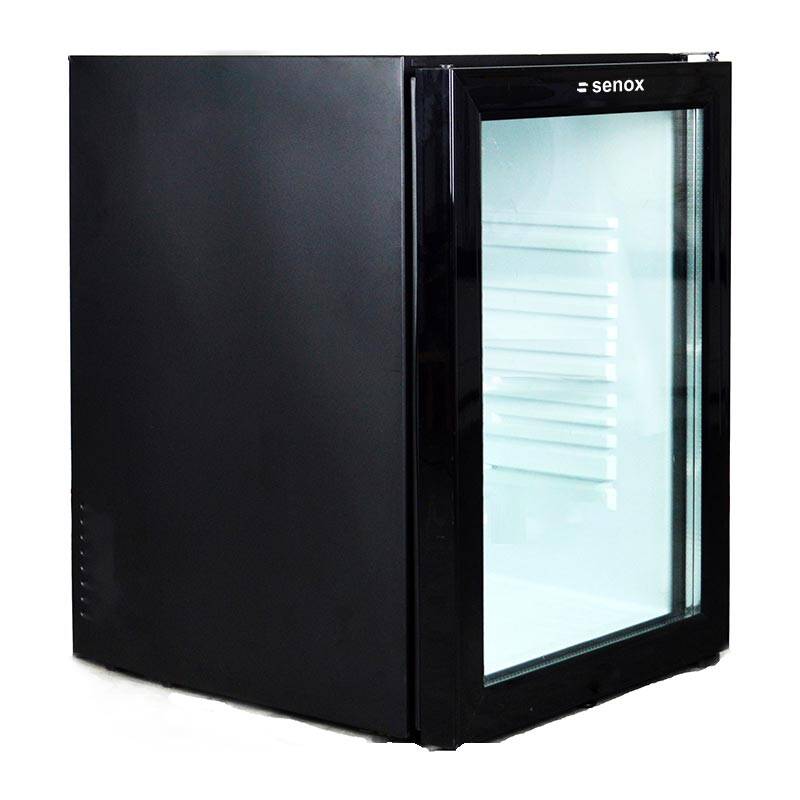 Senox SNX-35SC Cam Kapılı Minibar Buzdolabı, 35 Lt, Hızlı Soğutma, Siyah - 1