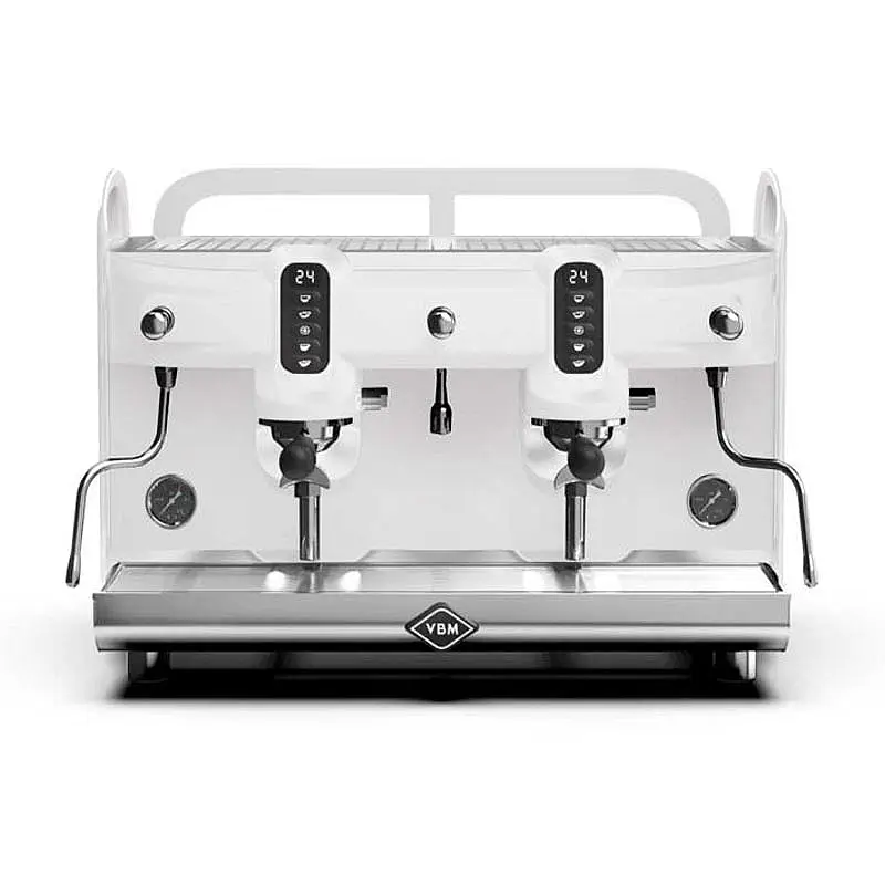 VBM Black Moon Espresso Kahve Makinesi, 2 Gruplu, Beyaz, 11 Lt Boiler - 1