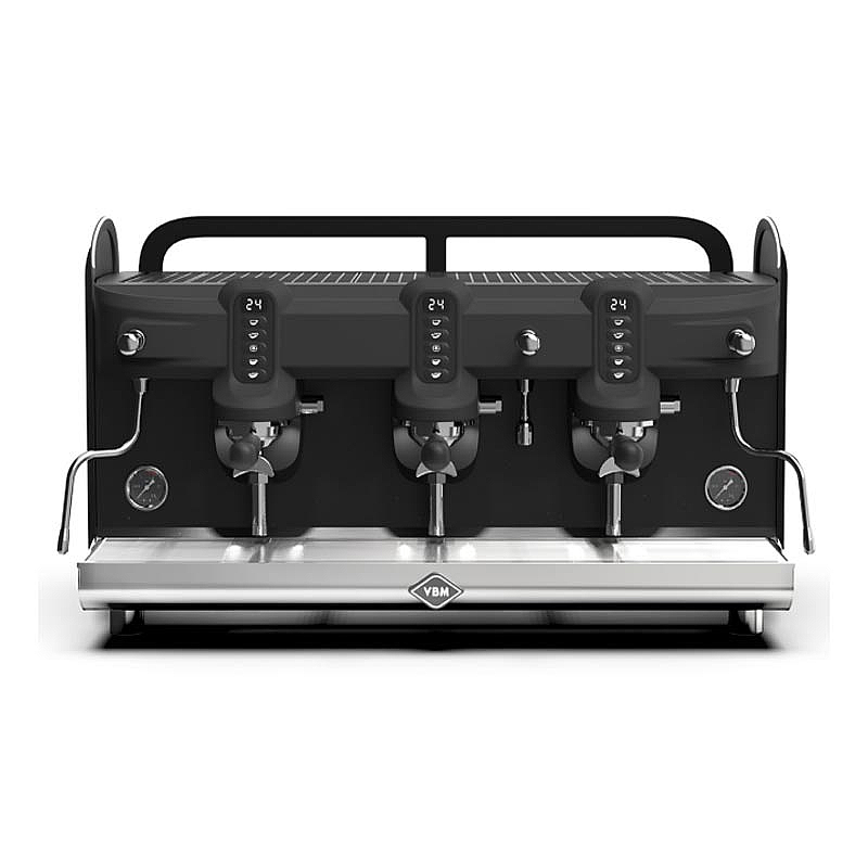 VBM Black Moon Espresso Kahve Makinesi, 3 Gruplu, Siyah, 13 Lt Boiler - VBM