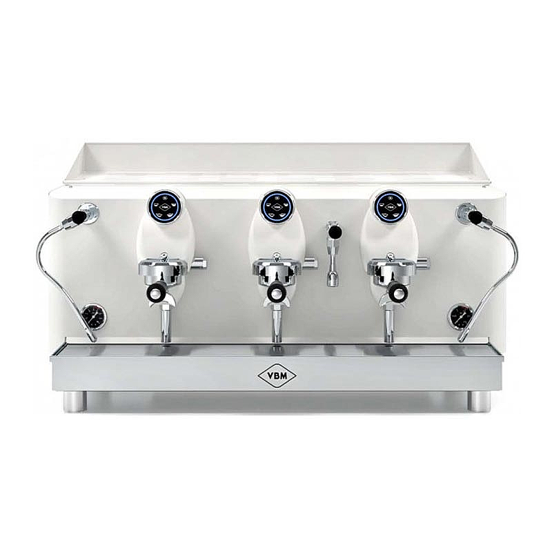 VBM Lollo Espresso Kahve Makinesi, 3 Gruplu, Beyaz, 13 Lt Boiler - 1