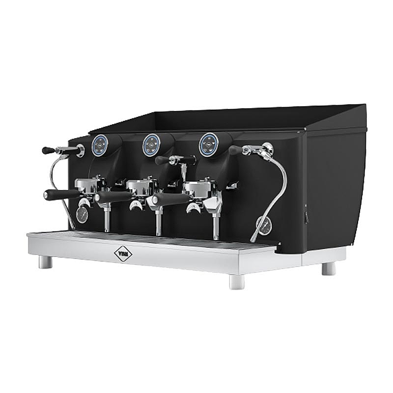 VBM Lollo Espresso Kahve Makinesi, 3 Gruplu, Siyah, 930x550x600 mm. - 2