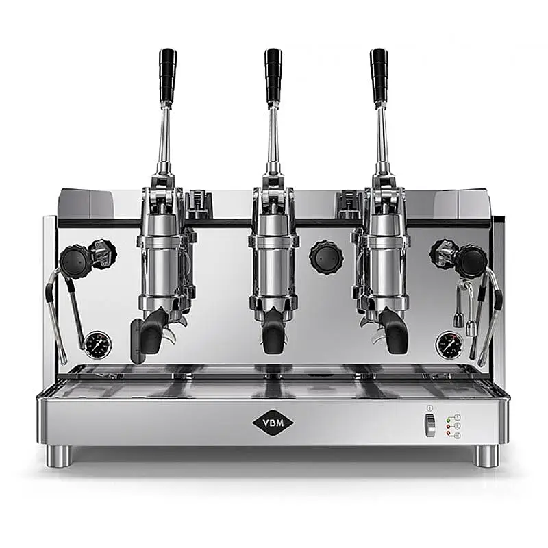 VBM Replica Pistone Espresso Kahve Makinesi, 3 Gruplu, 900x600x550 mm. - 1