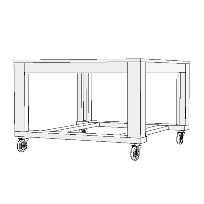 Venarro Annatoli Konveyörlü Pizza Fırını Alt Standı, 49 kg - 1