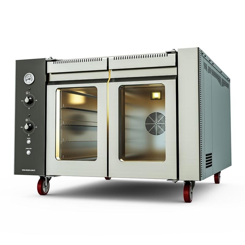 Venarro Bifur DEF - KSM Kombine Fırın Mayalandırma Kabini, 8 Tepsi Kapasiteli, 40x60 cm, 380 V, Elektrikli - Venarro