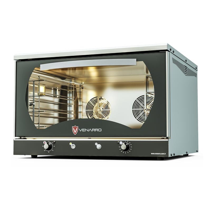 Venarro Caveno DEF - P4 Patisserie Fırın Manuel, 4 Tepsi Kapasiteli, 40x60 cm, LCD Ekran, Elektrikli - Venarro