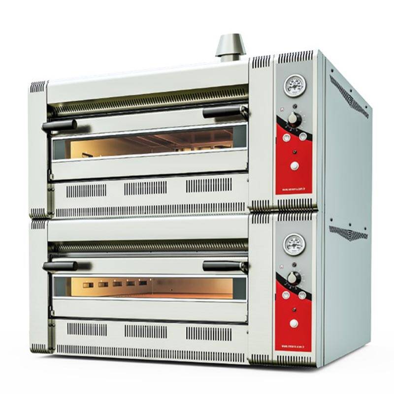 Venarro Dreay 34 cm x 4+4 Pizza Kapasiteli Çift Katlı Pizza Fırını, Doğalgazlı - 1